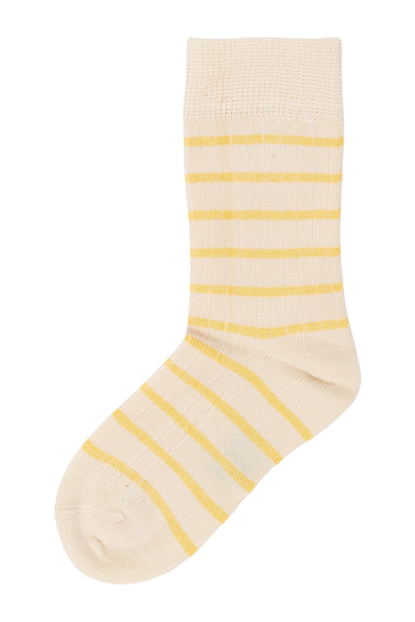 Bamboo Sokken Stripes Yellow Sun