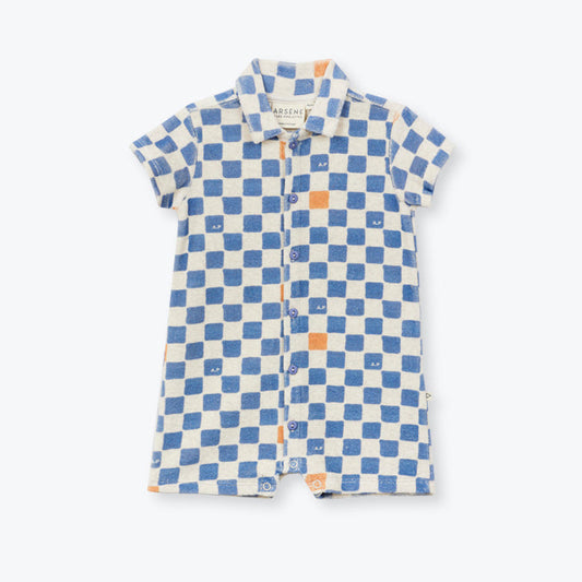 Terry Jumpsuit Checkers