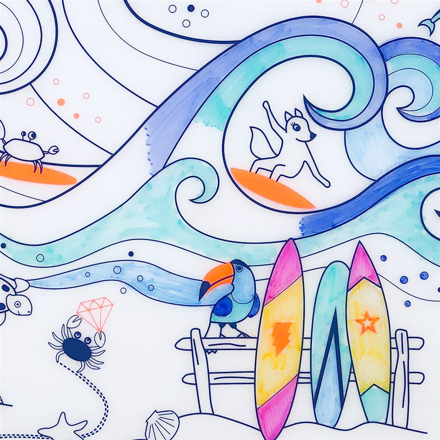 Play Mat Surf Party