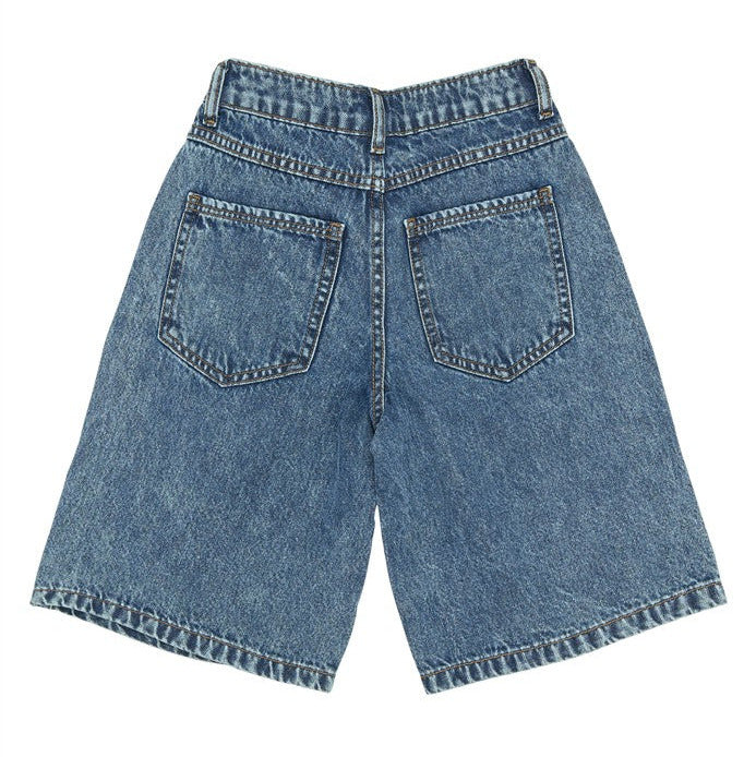 achterzijde long denim short svende van the new