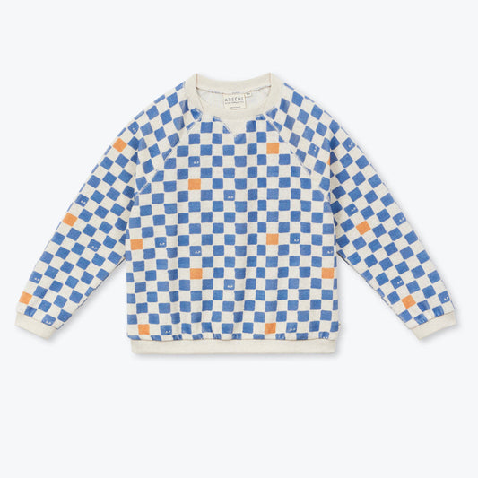 Sweater Checkers Cobalt