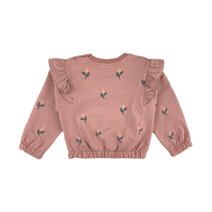 Sweater Flor Vintage Pink