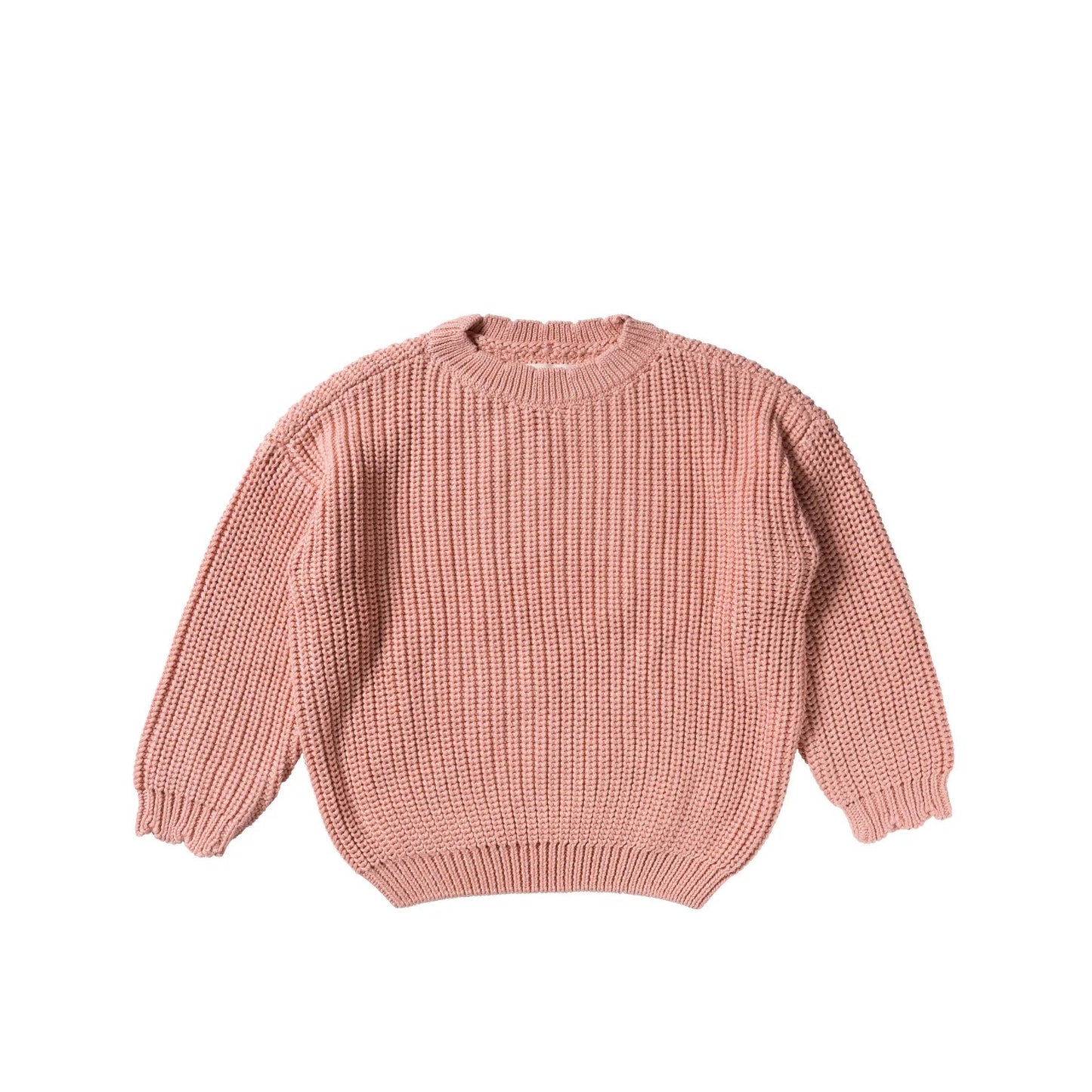 Pullover Chunky Scallop Rose Dawn
