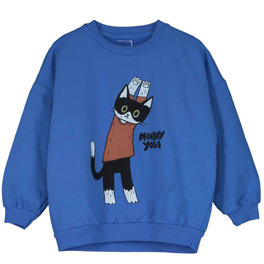 Sweater Yogui Cat Ink Blue