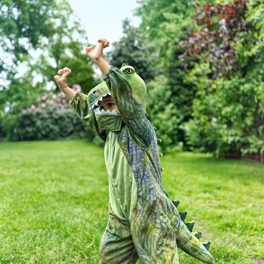 Groene T-Rex verkleedjumpsuit