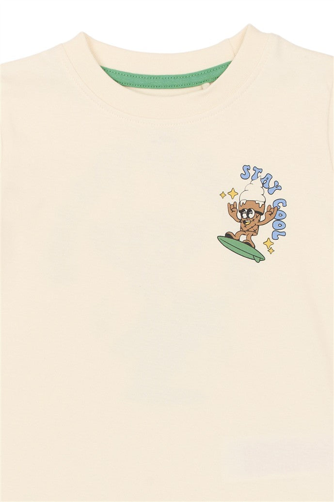 detail opdruk tshirt tab van the new