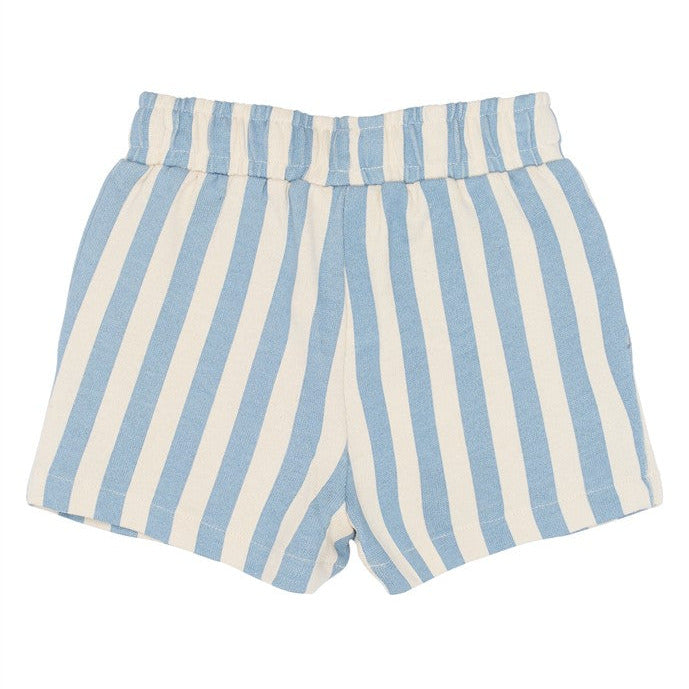 achterkant short taliana met blauwe streep
