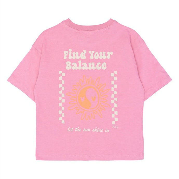 achterzijde tshirt taylen met opdruk find your balance van the new