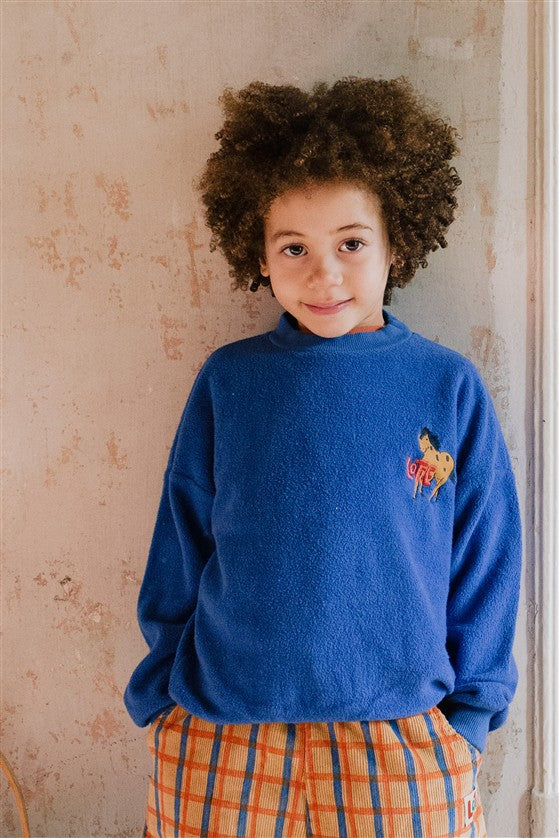 Sweater Teddy Wild Horse Ink Blue