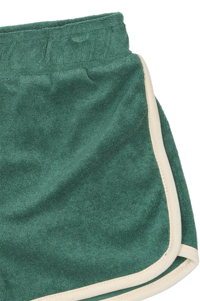 detail short terry green