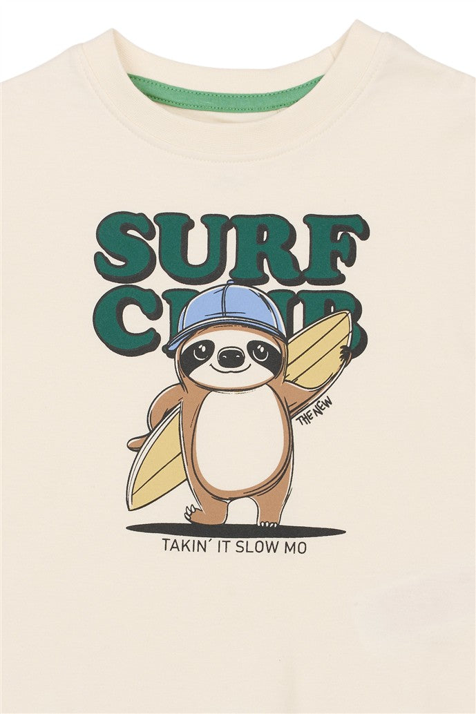 detail opdruk op tobias tshirt voor peuters van the new