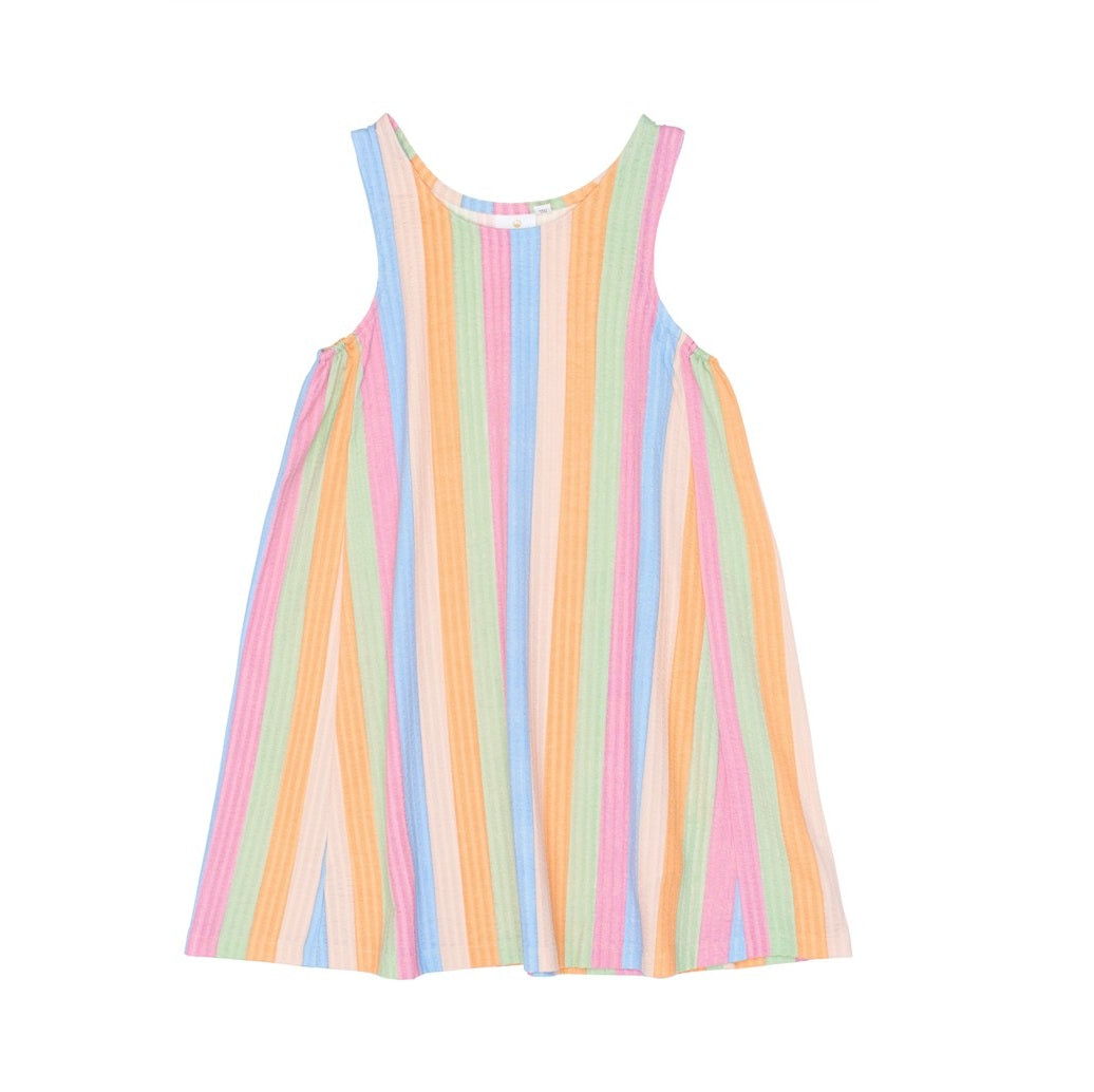 kinderjurk met meerkleurige strepen van the new