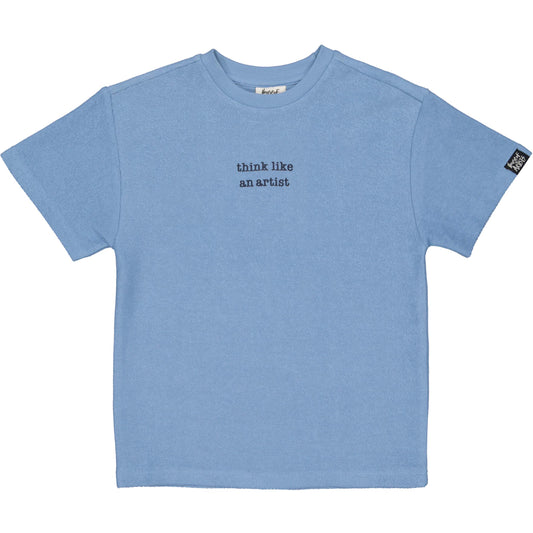 voorzijde tshirt harold met opdruk think like an artist van house of artists