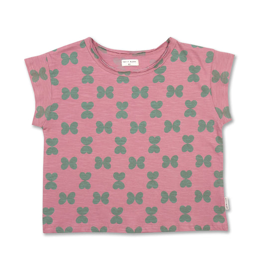 T-shirt Hourglas Hearts Lilas