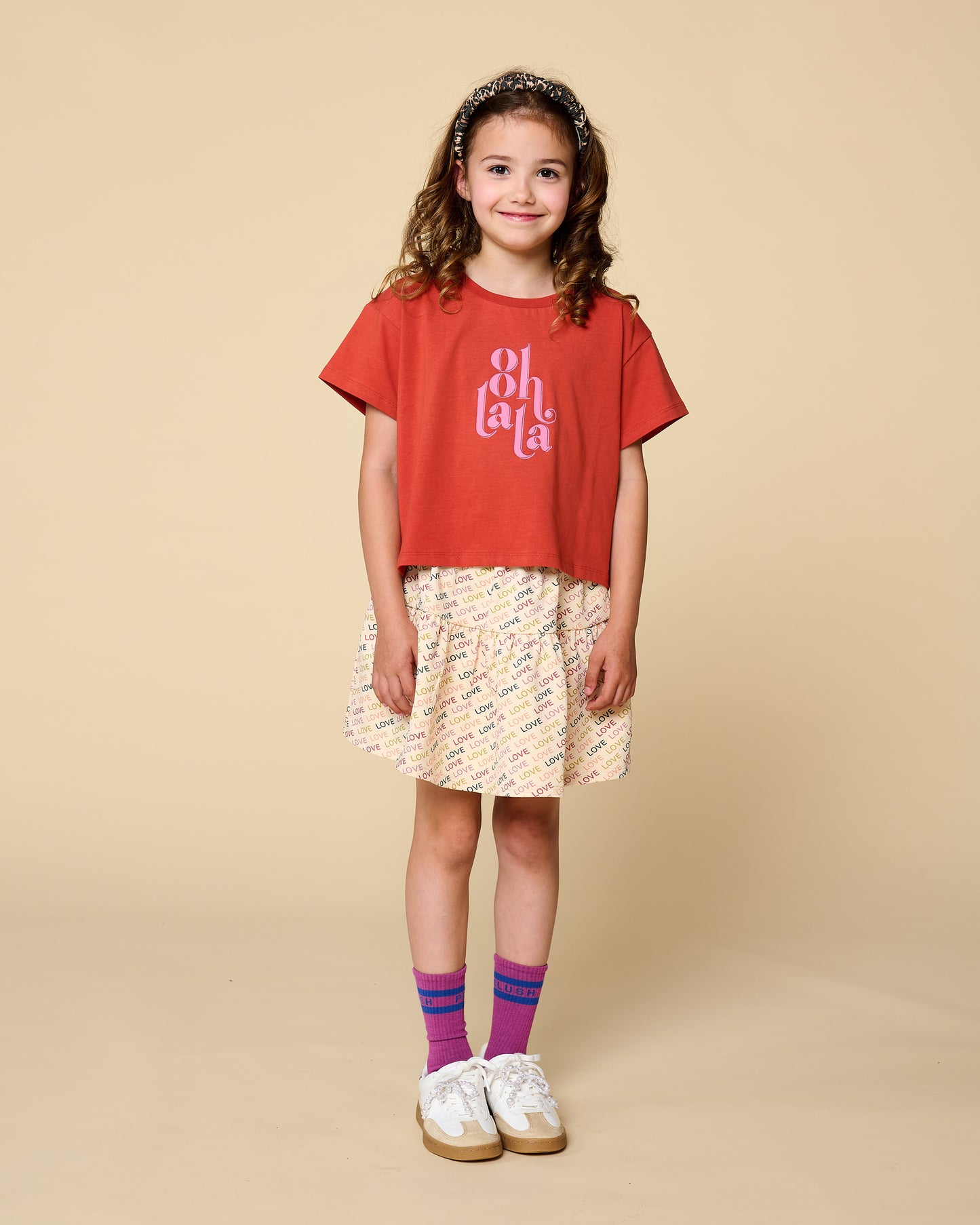 Tshirt Ooh Lala Burnt Brick