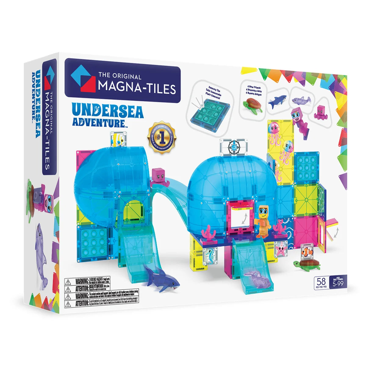 MAGNA-TILES Undersea Adventure magnetische bouwset.