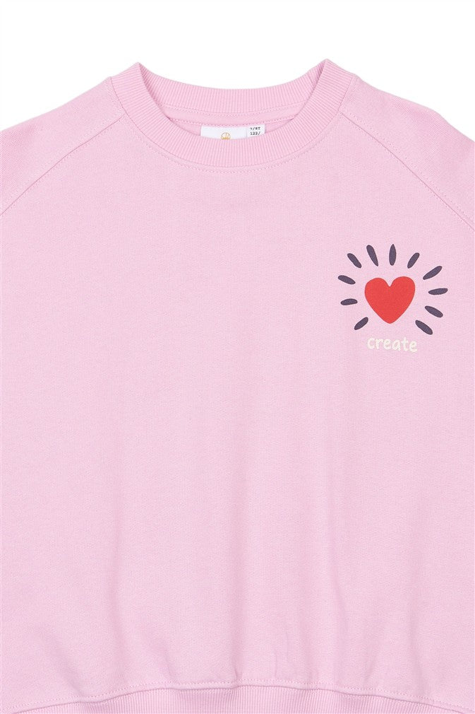Vecious Sweatshirt Pink Lavender