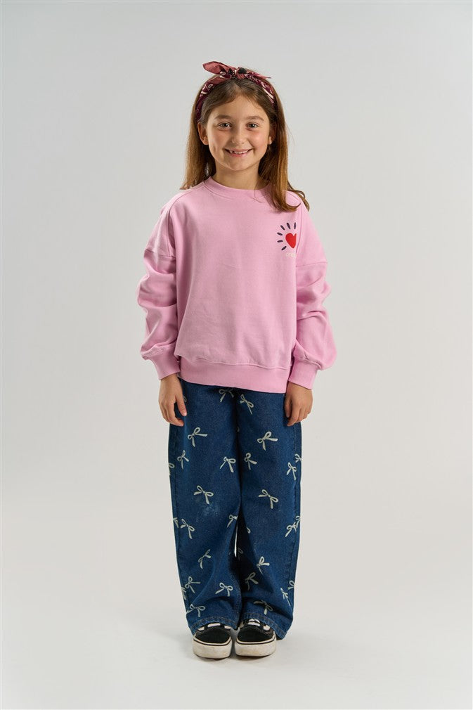 Vecious Sweatshirt Pink Lavender