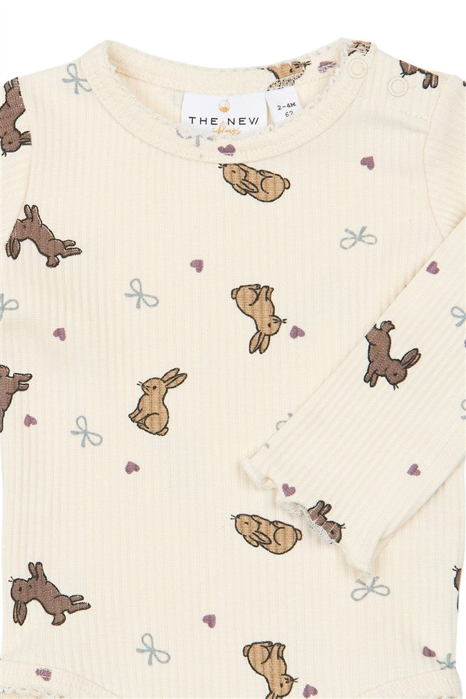 Venna Rib Body Gardenia