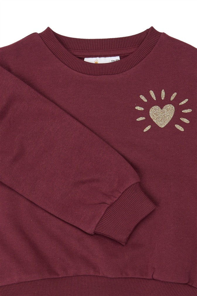 Verona Sweatshirt Burgundy