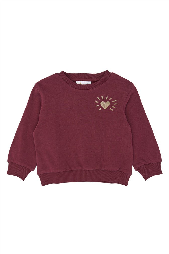 Verona Sweatshirt Burgundy