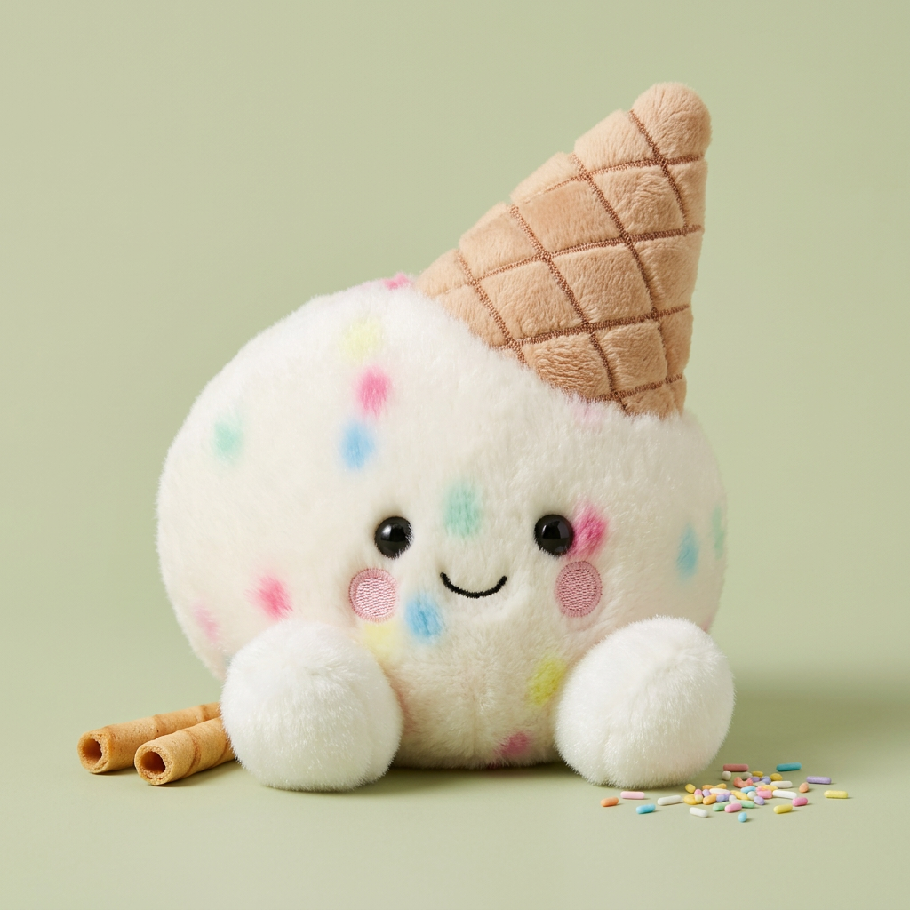 Vierkante studiofoto van Ice with Sprinkles