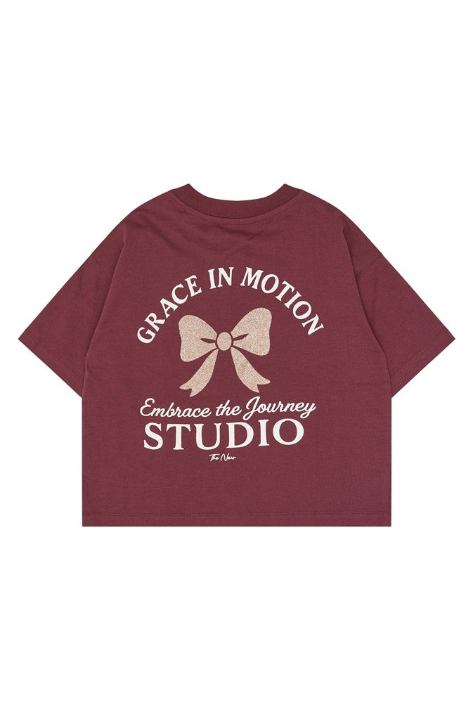 Violetta Tshirt Burgundy
