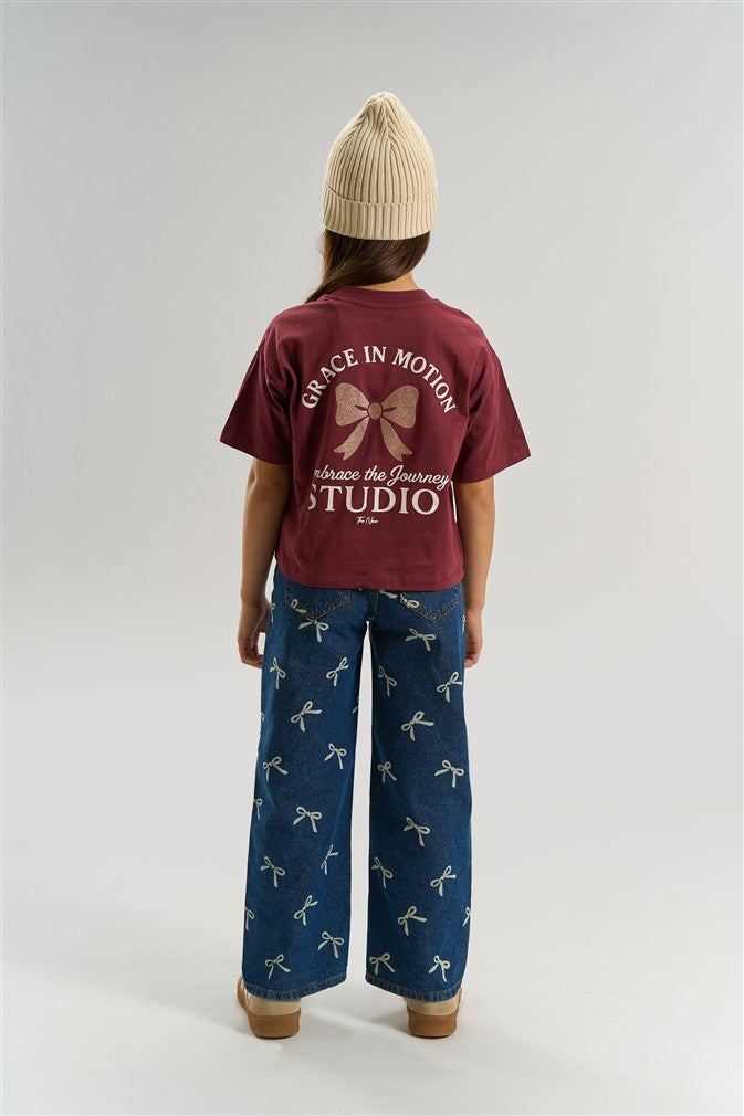 Violetta Tshirt Burgundy