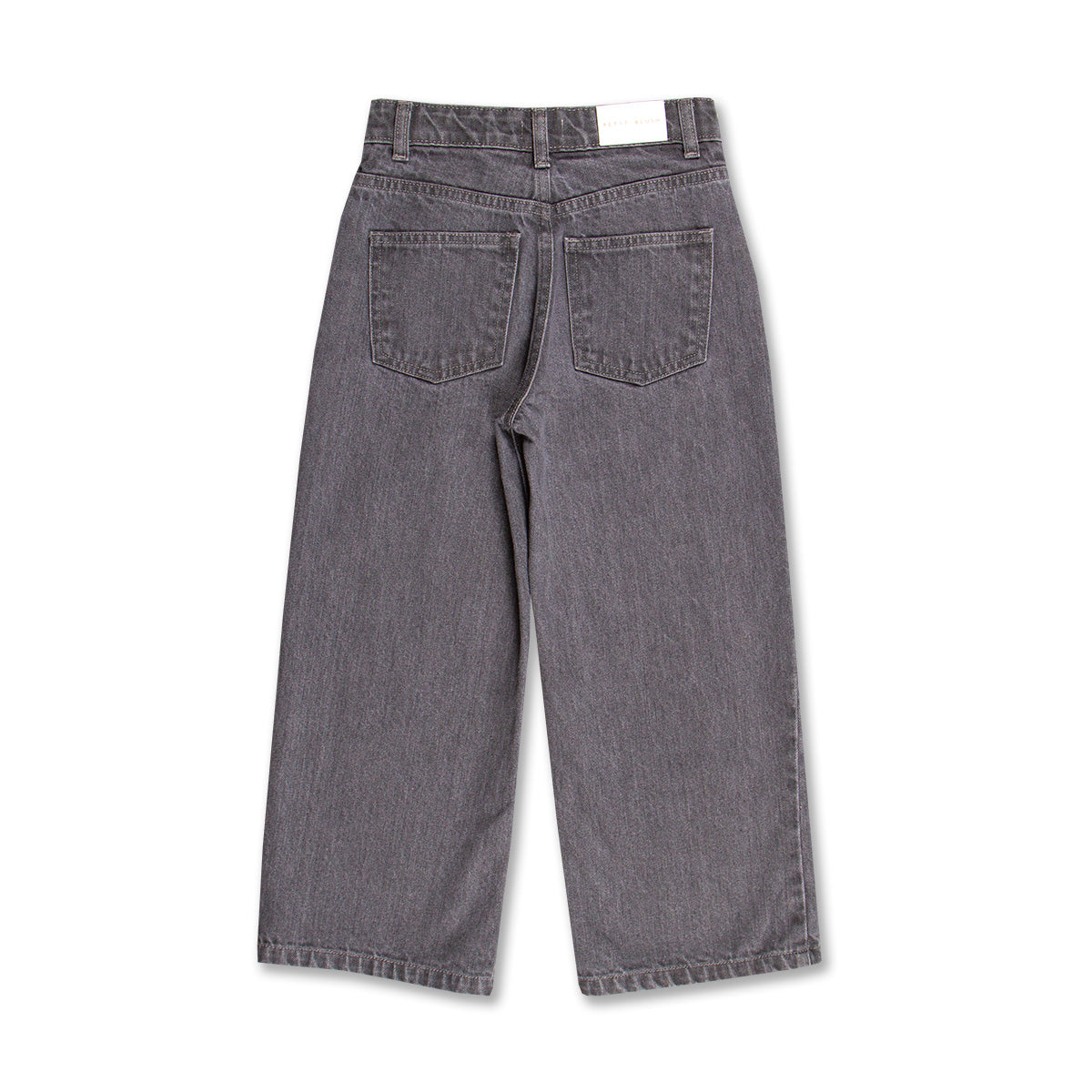 Broek Wide Leg Washed Grey