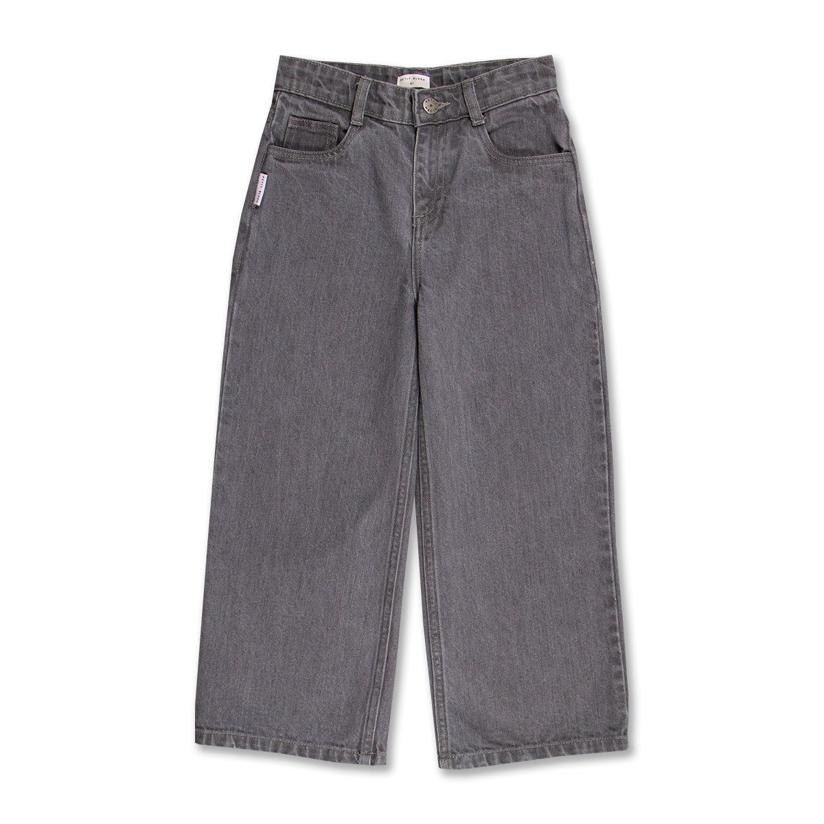 Broek Wide Leg Washed Grey
