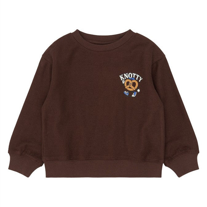 Yannick Sweatshirt Chestnut voor peuter jongens