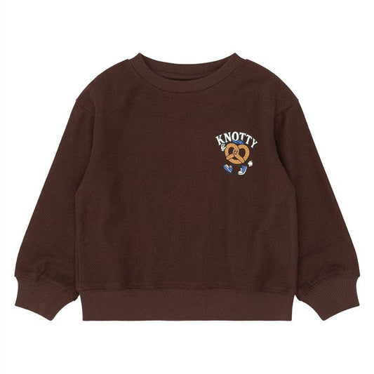 Yannick Sweatshirt Chestnut voor peuter jongens