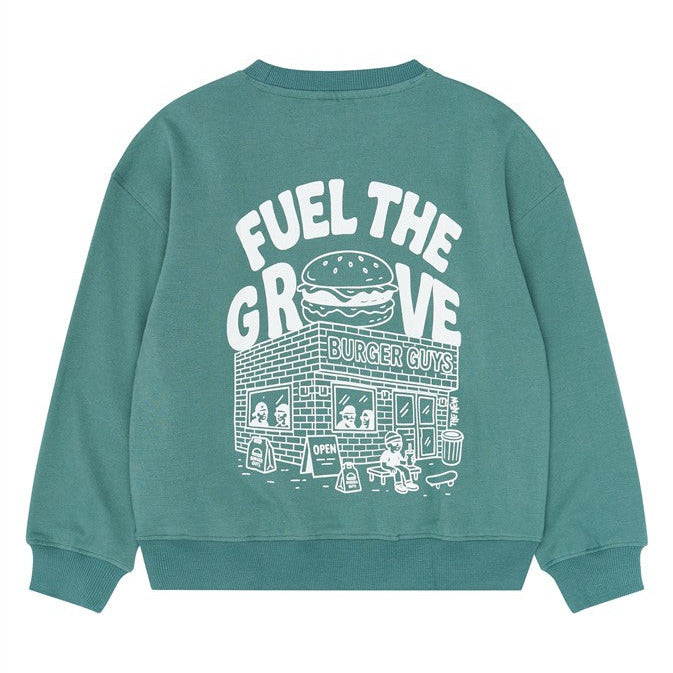 Achterkant Yonas Sweatshirt North Atlantic
