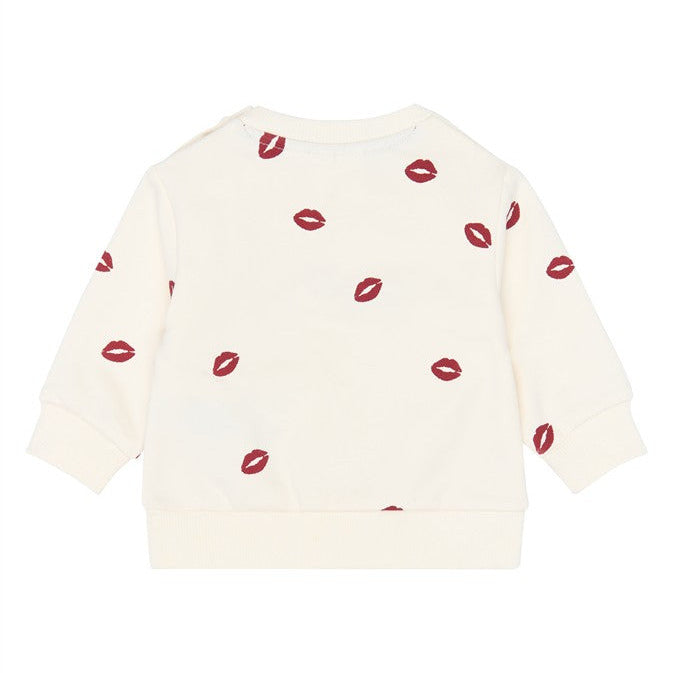 Achterkant Ysol Sweatshirt Gardenia AOP