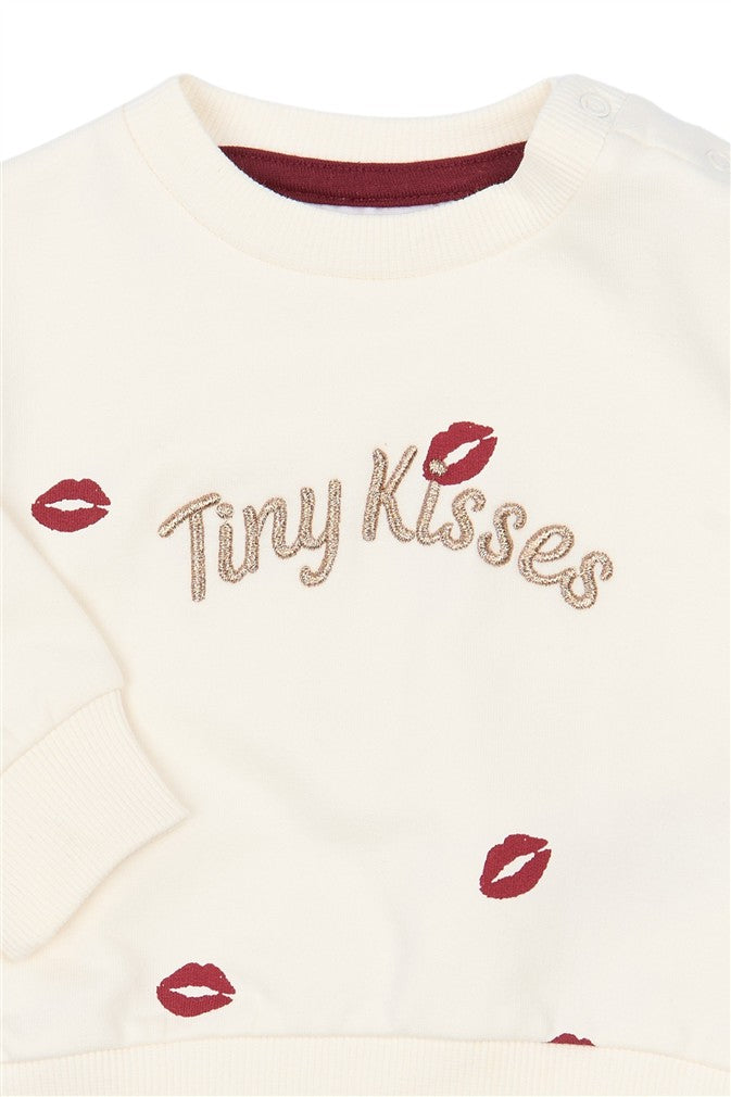 Baby kleding met zoentjesprint